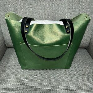 Portland Leather Goods Large Classic Tote -Golden Apple